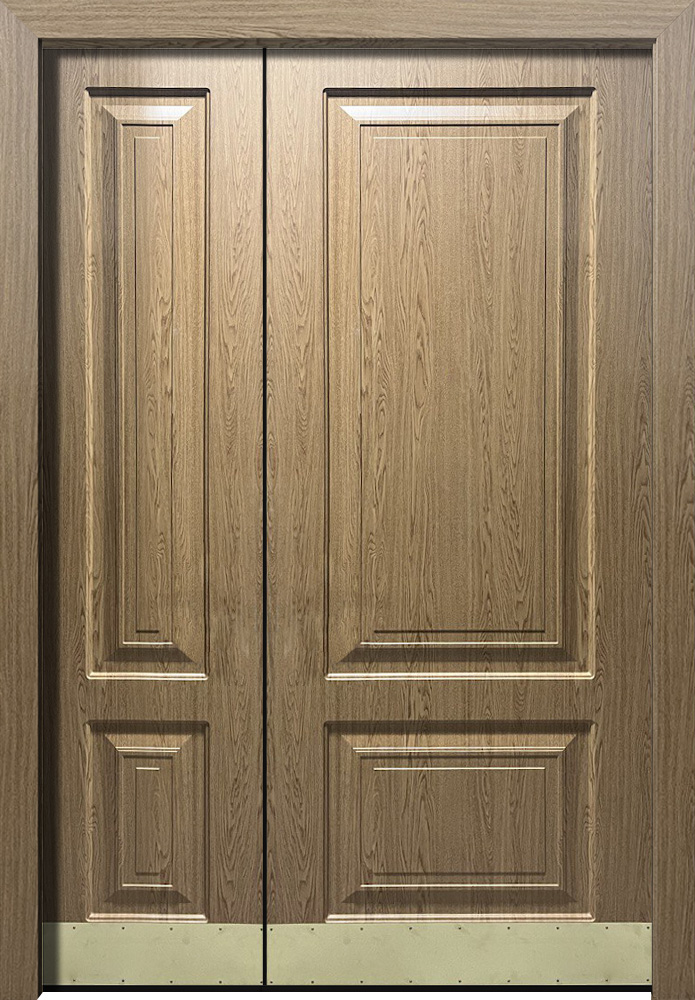 Экошпон с фрезеровкой дуб светлый 1421-28 РF 2 ОСФБ