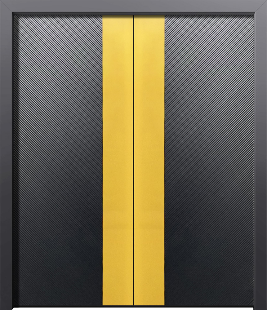 Эмаль с фрезеровкой Ral 9005 Combo 06 ДС